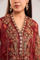 Maria B | Luxury Formals | SF-EF26-02-Maroon
