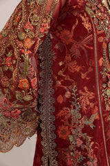 Maria B | Luxury Formals | SF-EF26-02-Maroon