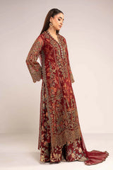Maria B | Luxury Formals | SF-EF26-02-Maroon
