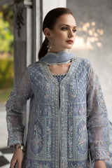 Maria B | Modern Archives | 3 Piece Embroidered Organza Suit