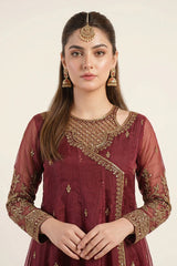 Maria B | Luxury Formals | SF-EF26-08-Maroon