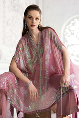 Maria B | Luxury Formals | SF-EF26-11-Beige and Green