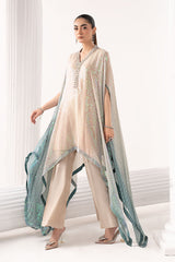 Maria B | Luxury Formals | SF-EF26-11-Beige and Green