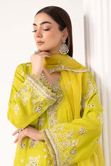 Maria B | Luxury Formals | SF-EF26-19-Acid Green