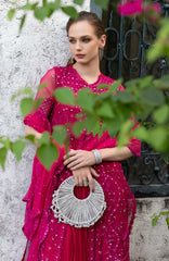 Maria B | Modern Archives | 3 Piece Embroidered Organza Suit