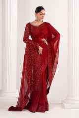Maria B | Luxury Formals | SF-EF26-70-Red