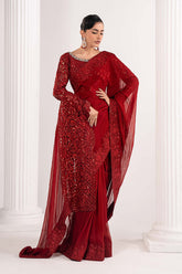 Maria B | Luxury Formals | SF-EF26-70-Red