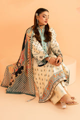 Imrozia Premium | Amelia Printed Silk | SP-150 Verdant Élan
