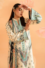 Imrozia Premium | Amelia Printed Silk | SP-150 Verdant Élan