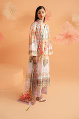 Imrozia Premium | Amelia Printed Silk | SP-157 Lilac Opulence