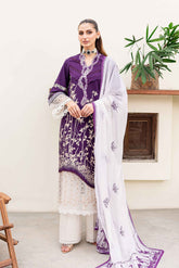 Sable Vogue | Shiree Lawn 24 | Plum Orchid