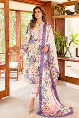 Sable Vogue | Shiree Lawn 24 | Pink Gardenia