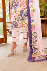 Sable Vogue | Shiree Lawn 24 | Pink Gardenia