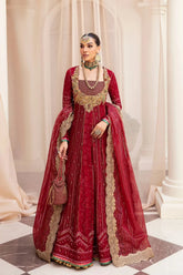 Musferah Saad | Symphony Wedding Formals | Scarlet Elegance