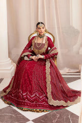 Musferah Saad | Symphony Wedding Formals | Scarlet Elegance