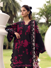 Elaf Premium | Belladore Prints Chiffon 26 |EPA-4A SCARLET