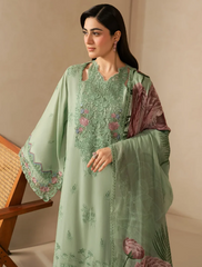 Elaf Premium | E Craft Chikankari 26 |EHC-4B ALOE