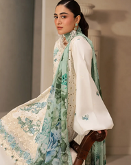 Elaf Premium | E Craft Chikankari 26 |EHC-1A VANILLA