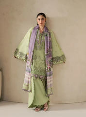 Elaf Premium | E Craft Chikankari 26 | EHC-6A BASIL