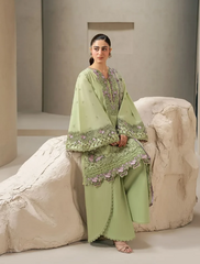 Elaf Premium | E Craft Chikankari 26 | EHC-6A BASIL