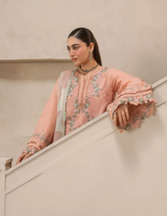 Elaf Premium | E Craft Chikankari 26 |EHC-3B DUSTROSE