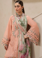 Elaf Premium | E Craft Chikankari 26 |EHC-3B DUSTROSE
