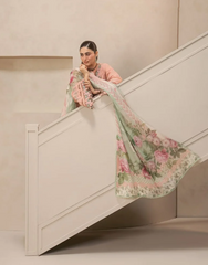 Elaf Premium | E Craft Chikankari 26 |EHC-3B DUSTROSE