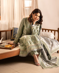 Mushq | Sunehri Lama Silk | Tabeer | Zayan Clothing UK