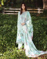 Mushq | Solace Ombre Chikankari | Tranquil Muse