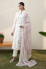 Cross Stitch | Emb Lawn Mahiri 26 | PRISTINE IVORY