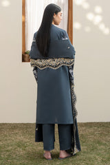 Cross Stitch | Emb Lawn Mahiri 26 | OMBRE BLUE