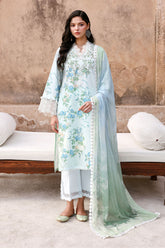 Cross Stitch | Eid Lawn 26 | SEAFOAM TREASURE