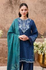 Cross Stitch | Eid Lawn 26 | PRUSSIAN WAVES