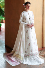 Cross Stitch | Eid Lawn Edit 26 | GARDEN IVORY