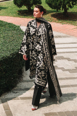 Cross Stitch | Eid Lawn Edit 26 | OBSIDIAN BLOOM