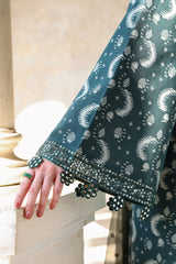 Cross Stitch | Eid Lawn Edit 26 | TEAL SPRUCE