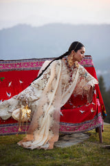 Elan | Unstitched Luxury Lawn 26 | BRUMINE EL26-02 B
