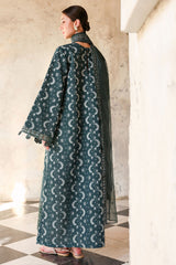 Cross Stitch | Eid Lawn Edit 26 | TEAL SPRUCE