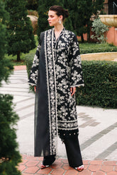 Cross Stitch | Eid Lawn Edit 26 | OBSIDIAN BLOOM