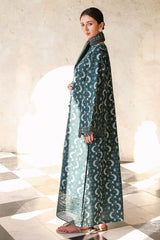 Cross Stitch | Eid Lawn Edit 26 | TEAL SPRUCE