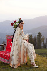 Elan | Unstitched Luxury Lawn 26 | BRUMINE EL26-02 B