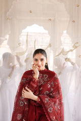 Cross Stitch | Eid Lawn 26 | ROUGE FLARE