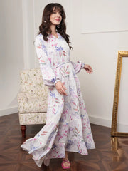 Sowears | Mistlace Lavender Floral | Long Dress