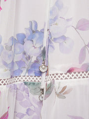 Sowears | Mistlace Lavender Floral | Long Dress