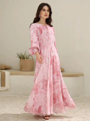Sowears | Pink Cooper Floral | Long Dress