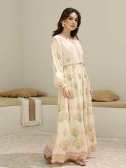 Sowears | Orivelle Panel Floral | Long Dress