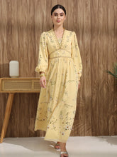 Sowears | Margarita Yellow | Foral Dress