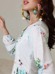 Sowears | Mysteria White Floral | Lacey Long Dress