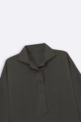 LAMA HALF-BUTTON SUMMER SHIRT For Women