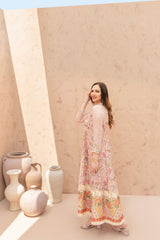 Wahaj M Khan | The Print Story | Pink Peach TPS Angarkha